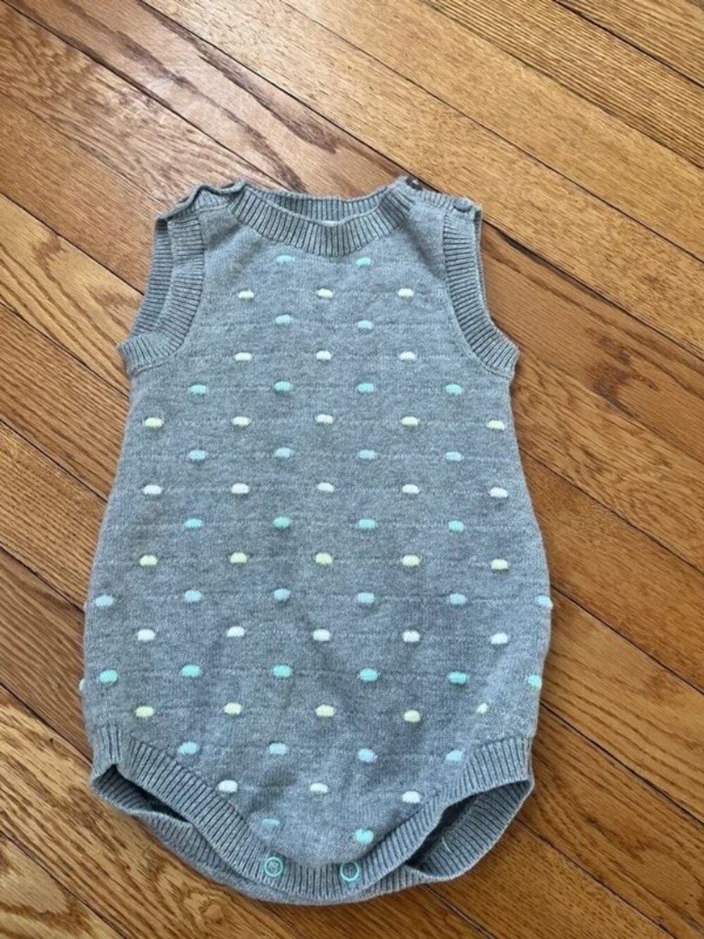 Cat & Jack Dotted Baby Romper